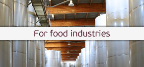 For food industries
